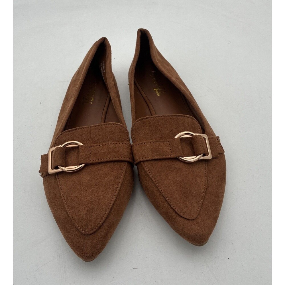 rouge shoes brown size 9 flats